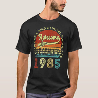 37 jaar Geweldige sinds december 1985 37e geboorte T-shirt