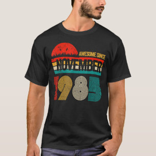 37 jaar oud Geweldige sinds november 1985 37e milj T-shirt