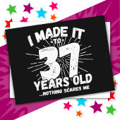 37 Jaar Oud Sarcastisch Meme Grappig 37e Verjaarda Briefkaart