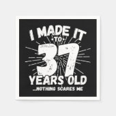 37 Jaar Oud Sarcastisch Meme Grappig 37e Verjaarda Servet (Voorkant)