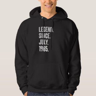 37 jaar oude 37e verjaardag legende sinds juli 198 hoodie