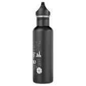 37 jaar oude Bday Wiskunde Teacher 37e verjaardags Waterfles (Rechts)