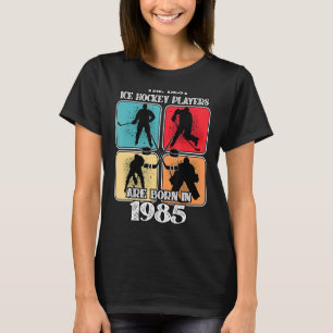 37 jaar oude ijshockeyspeler 1985 37e verjaardag V T-shirt