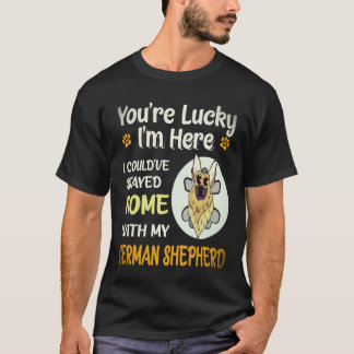 37 Je hebt geluk dat ik hier ben, ik had thuis kun T-shirt