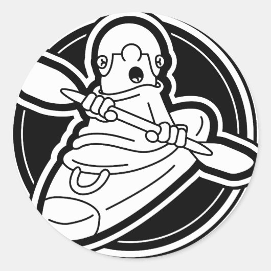 37_KC_logo Ronde Sticker (Voorkant)