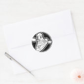 37_KC_logo Ronde Sticker (Envelop)