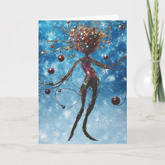 ** 37 Kosmische ogen die schijnen met liefde AP97 Bedankkaart (Voorkant)