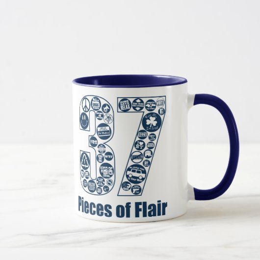 37 Stukken Flair (donkerlettering) Mok (Rechts)