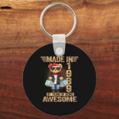 37 Year Old Made In 1989 Teddy Bear 37th Birthday  Sleutelhanger (Voorkant)