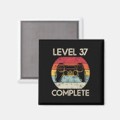 37e bruiloft Jubileum koppels Husbynd Gamer Fun Magneet (Voorkant / Achterkant)