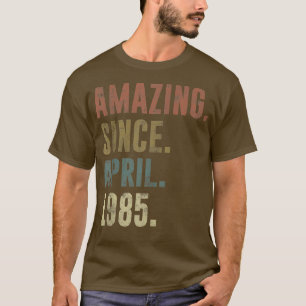 37e jaarwisseling sinds april 1985 t-shirt