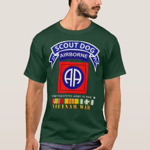 37e Scout Hondenpeloton 82e Div w VN SVC T-shirt