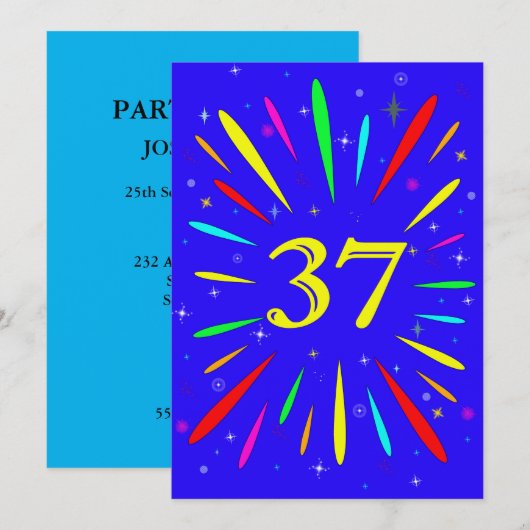 37e Uitnodiging op zaterdag (Voorkant / Achterkant)