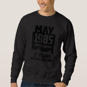 37e verjaardag 37 jaar Geweldige sinds mei 1985 Vi Trui