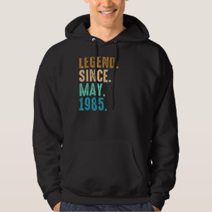 37e verjaardag 37 jaar oude legering sinds mei 198 hoodie