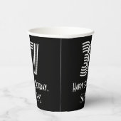 37e verjaardag — Art Deco Geïnspireerde look "37"  Papieren Bekers (Rechts)
