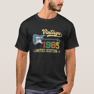 37e verjaardag cadeaus voor mannen gitaar Lover bo T-shirt