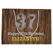 37e verjaardag: Country Western geïnspireerd uiter Groot Cadeauzakje (Achterkant)