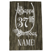 37e verjaardag: Fancy, Faux Hood Kijk + Aangepaste Medium Cadeauzakje (Voorkant)