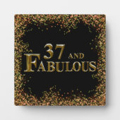 37e verjaardag fotoplaat (Voorkant)