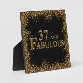 37e verjaardag fotoplaat (Voorkant)