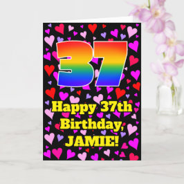 37e verjaardag: Heatten, regenboognr. 37 Kaart