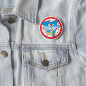 37e verjaardag vandaag ronde button 5,7 cm (In situ)