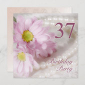 37e wedstrijd van Birthday met daisies Kaart (Voorkant / Achterkant)