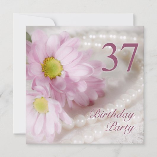 37e wedstrijd van Birthday met daisies Kaart (Voorkant)