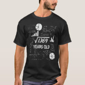 37th Birthday Square Root Math 37 Years Old Bday T-shirt (Voorkant)