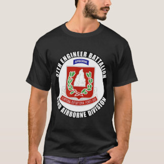 37th Engineer Battalion 82nd Airborne Division Vet T-shirt