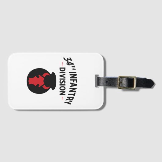 37th Infantry Division United States Military Bagagelabel (Voorkant (horizontaal))