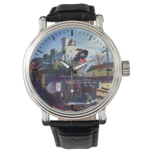385 Stoomlocomotief Horloge
