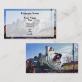 385 Stoomlocomotief Visitekaartje (Voorkant / Achterkant)