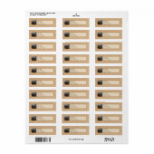 385 - Trein - Stoom - 385 Volledig gerestaureerd Etiket (Full Sheet)