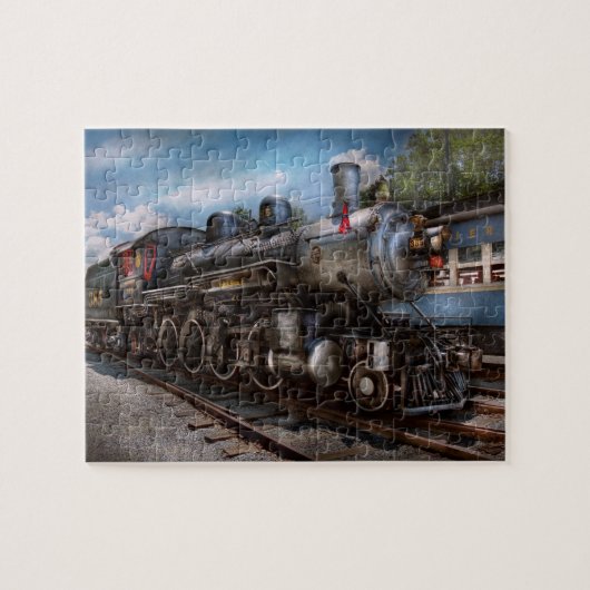 385 - Trein - Stoom - 385 Volledig gerestaureerd Legpuzzel (Horizontaal)