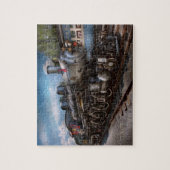 385 - Trein - Stoom - 385 Volledig gerestaureerd Legpuzzel (Verticaal)