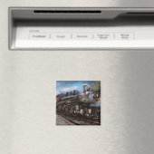 385 - Trein - Stoom - 385 Volledig gerestaureerd Magneet (Insitu (Vaatwasser))