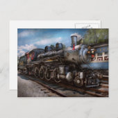 385 - Trein - Stuwmachine - 385 Volledig hersteld Briefkaart (Voorkant / Achterkant)