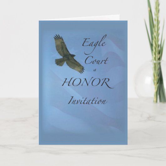 3895 Eagle Court of Honor Uitnodiging (Voorkant)