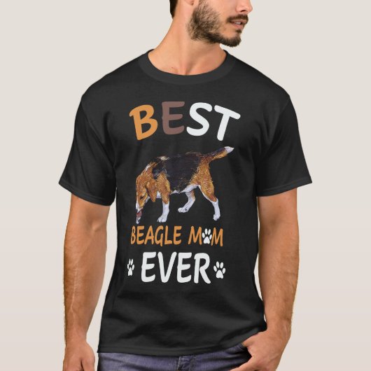 38 Beste Beagle Moeder Ooit Beagle T-shirt (Voorkant)