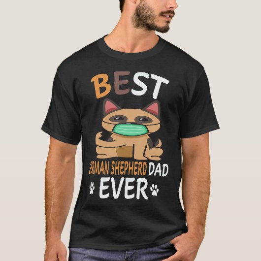 38 Beste Duitse Herders Vader Ooit Duitse Herder T-shirt (Voorkant)