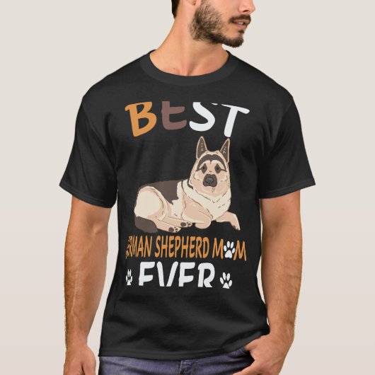 38 Beste Duitse Herdersmoeder Ooit Duitse Herder T-shirt (Voorkant)