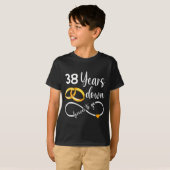 38 Down Voor Altijd Ga Paar T-shirt (Voorkant volledig)
