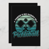 38.Het spijt me niet in Pickleball Save The Date (Voorkant / Achterkant)