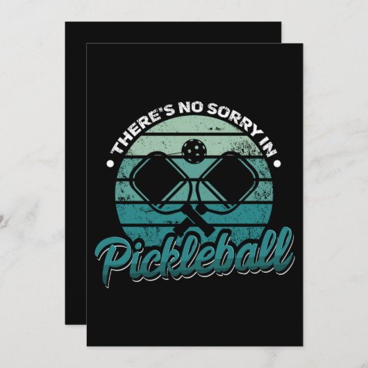 38.Het spijt me niet in Pickleball Save The Date (Voorkant / Achterkant)