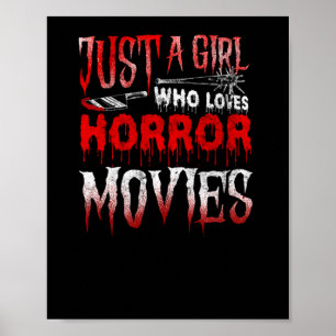 38.Horror-film gewoon een meisje dat van horrorfil Poster