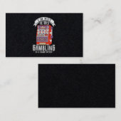 38.Im niet-gepensioneerd gokken is een hard werk m Visitekaartje (Voorkant / Achterkant)