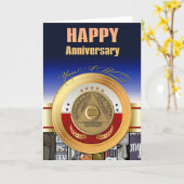 38 jaar AA Jubileum Coin Je bent een Winner Award Kaart (Gele Bloem)