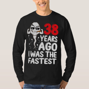 38 jaar geleden was ik de Mannen 38e verjaardag va T-shirt